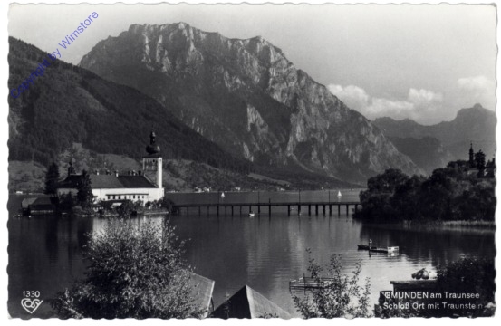 Gmunden, Schloss Ort mit Traunstein