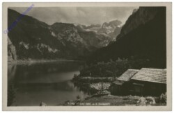 Gosau, Vorderer Gosau-See mit dem Dachstein