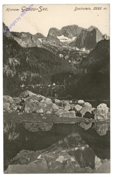 Gosau, Hinterer Gosau-See, Dachstein