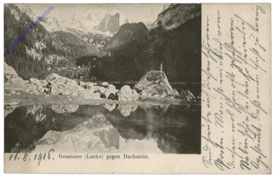 Gosau, Gosausee (Lacke) gegen Dachstein