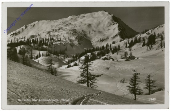 Bad Mitterndorf, Grasalm mit Lawinenstein