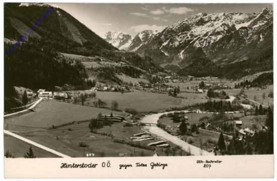 Hinterstoder, gegen Totes Gebirge