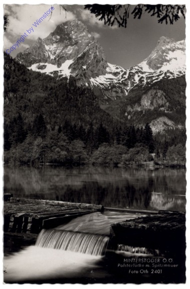 Hinterstoder, Polsterlücke mit Spitzmauer