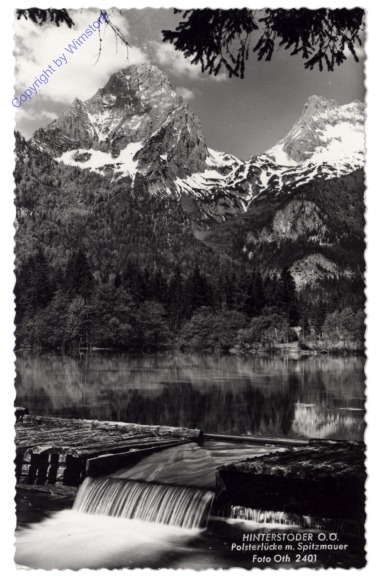 Hinterstoder, Polsterlücke mit Spitzmauer