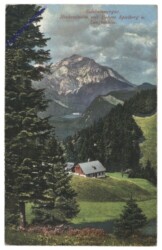 Traunkirchen, Hochsteinalm mit Hohem Spielberg und Langbathsee