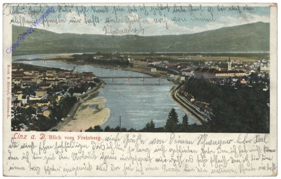 Linz an der Donau, Blick vom Freinberg