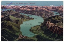 Mondsee, aus der Vogelschau