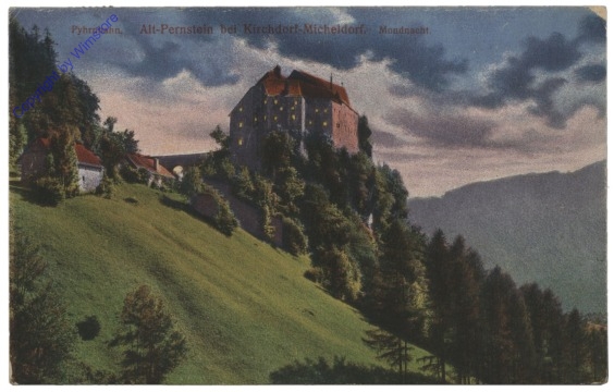 Micheldorf, Alt-Pernstein, Pyhrnbahn, Mondnacht