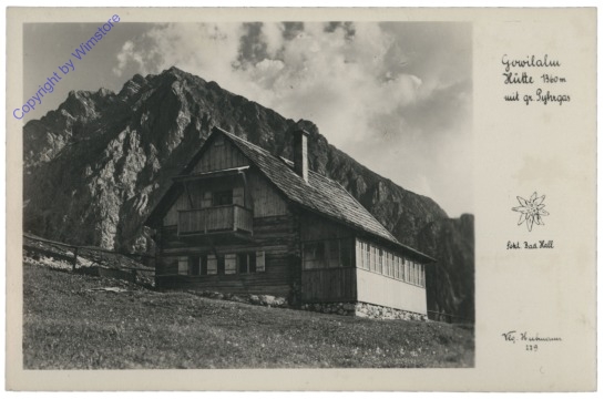 Spital am Pyhrn, Gowilalm Hütte mit großem Pyhrgas
