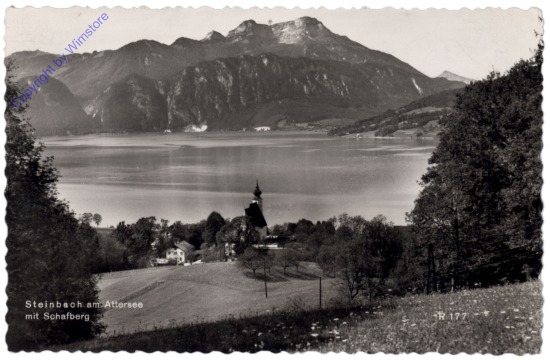 Steinbach am Attersee, mit Schafberg