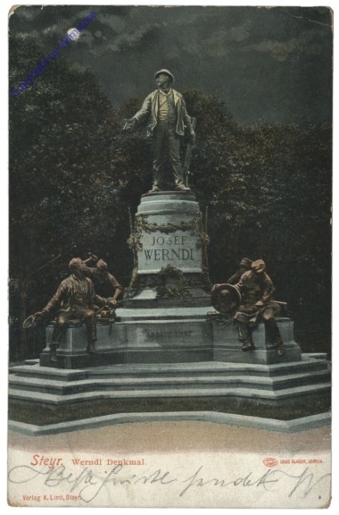 ak114685 Steyr, Werndl Denkmal