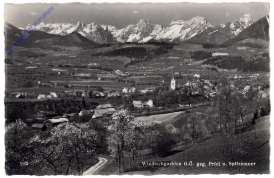 Windischgarsten, gegen Priel und Spitzmauer