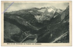 Zwieselalpe, Blick von der Zwieselalpe und Gosauseen
