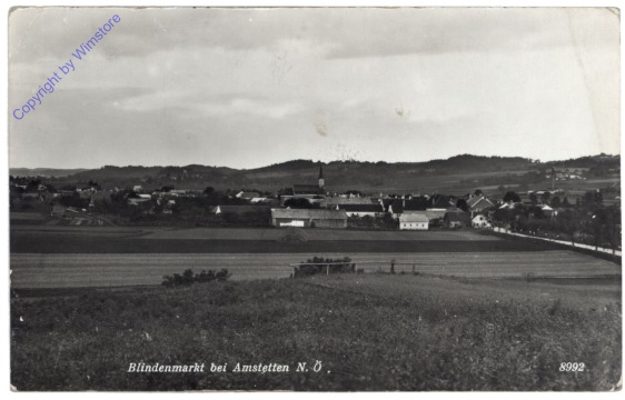 Blindenmarkt, bei Amstetten, Ortsansicht