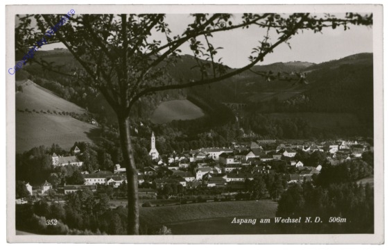 ak114891 Aspang am Wechsel, Ortsansicht