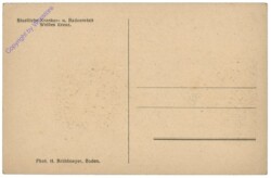 Baden, Staatliche Kranken- und Badeanstalt Weißes Kreuz