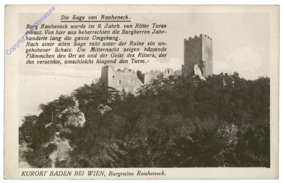 Baden, Burgruine Rauheneck
