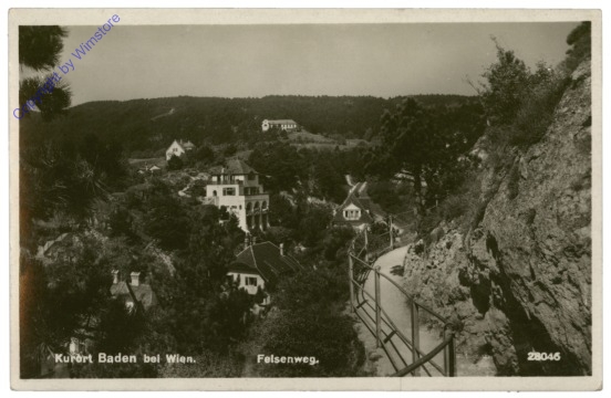 Baden, Felsenweg