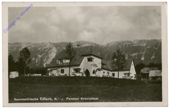 ak114994 Edlach, Pension Kronichhof