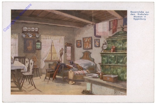 Eggenburg, Bauernstube aus dem Krahuletz-Museum