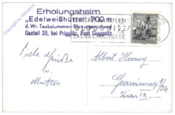 Prigglitz, Gasteil, Edelweisshütte, Erholungsheim des Wiener Taubstummen-Fürsorgeverbands