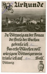 Göttweig, Stift, Urkunde