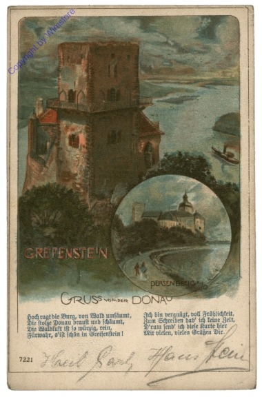 ak115081 Greifenstein, Burg, Persenbeug