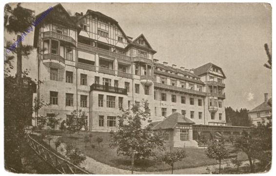 Grimmenstein, Heilanstalt der Pensionsanstalt für Angestellte, Hauptgebäude