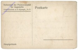 Grimmenstein, Heilanstalt der Pensionsanstalt für Angestellte, Hauptgebäude