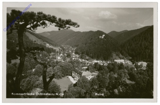 ak115111 Gutenstein, Ruine
