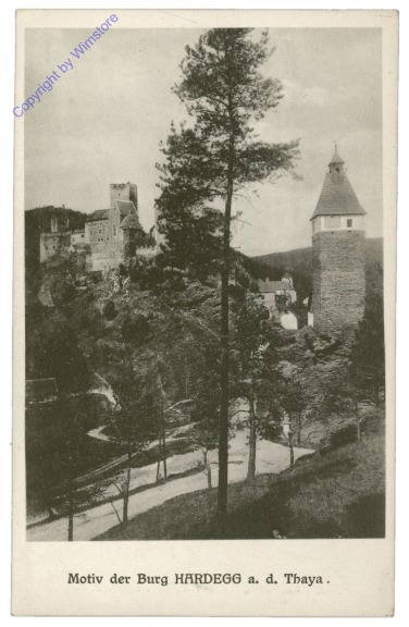 Hardegg, Motiv der Burg