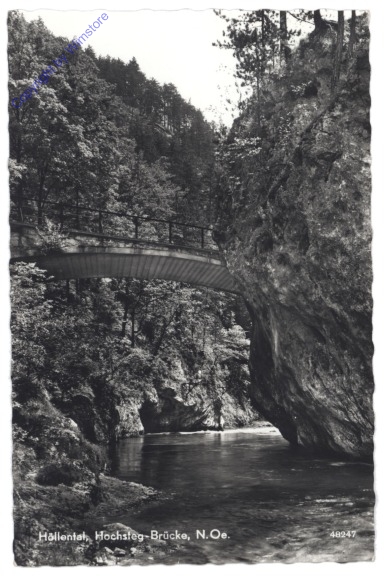 Höllental, Hochsteg-Brücke