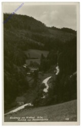 Kirchberg am Wechsel, Talblick zur Hermanshöhle