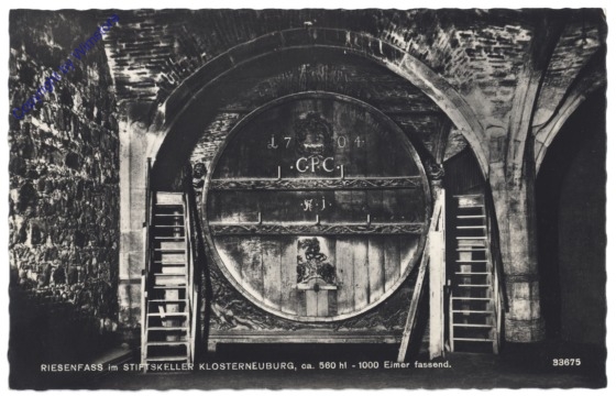 Klosterneuburg, Riesenfass im Stiftskeller