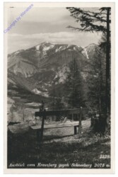 Kreuzberg, Ausblick gegen Schneeberg