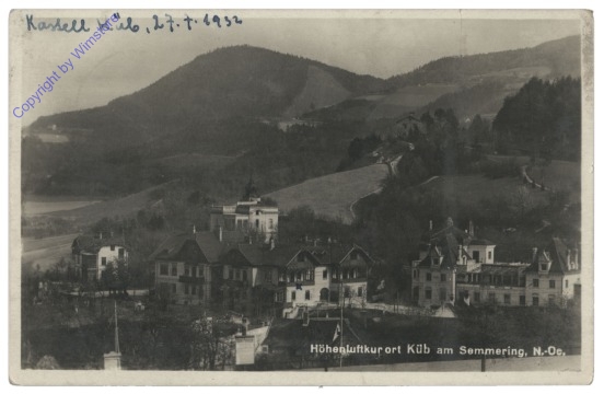 Küb am Semmering, Ortsansicht
