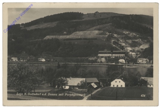 Persenbeug, Gottsdorf, Loja bei Gottsdorf mit Porphyritwerk