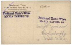 Maria Taferl, Ferdinand Thom, Gemischtwarenhandlung