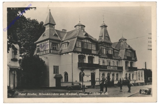 Mönichkirchen, Hotel Binder