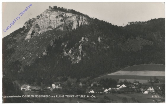 ak115542 Ober Gleissenfeld, Ruine Türkensturz