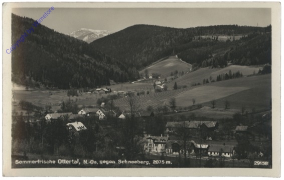 ak115566 Otterthal, gegen Schneeberg
