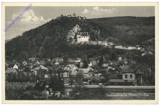 ak115583 Pitten, Ortsansicht