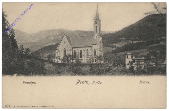 Prein an der Rax, Kirche, Raxalpe