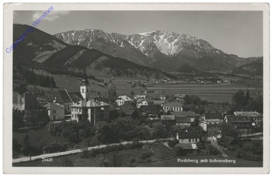 ak115608 Puchberg am Schneeberg, Ortsansicht