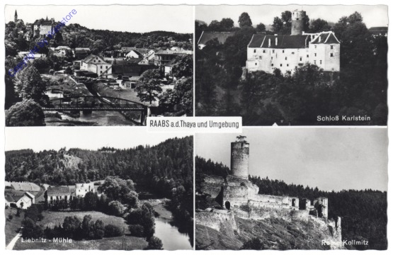 ak115621 Raabs an der Thaya, Multiansicht