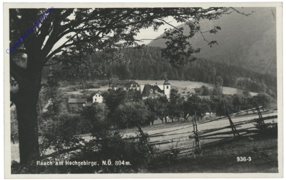 Raach am Hochgebirge, Ortsansicht