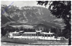 Rax, Erholungsheim KFA "Raxblick" mit Jausenstation "Jedermann"