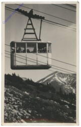 Rax, Raxbahn, Blick gegen den Schneeberg