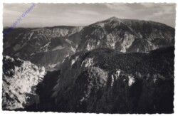 Rax, Höllentalaussicht mit Loswand und Schneeberg