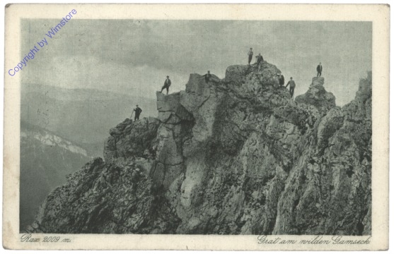 Rax, Grat am wilden Gamseck
